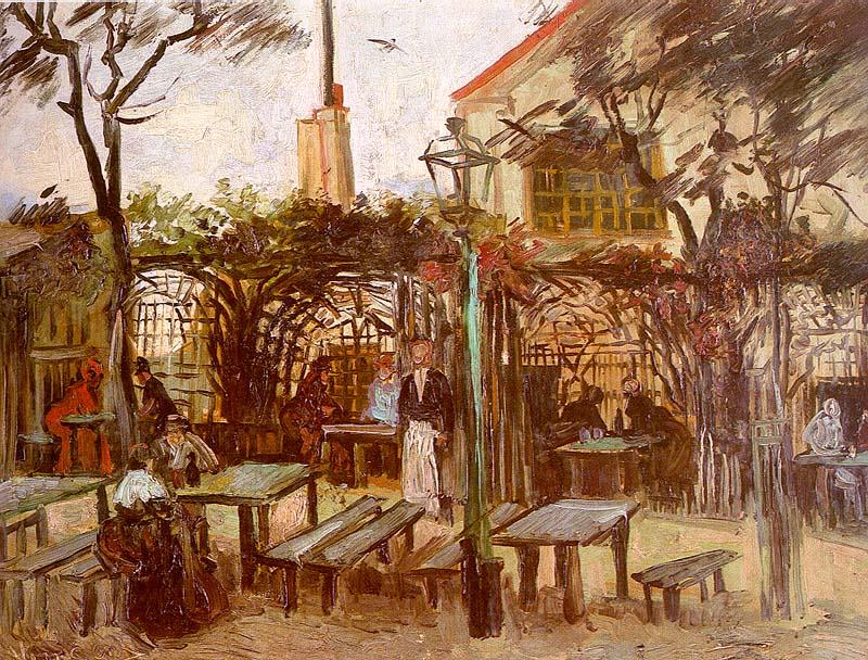 Vincent Van Gogh Terrace of the Cafe on Montmartre Germany oil painting art